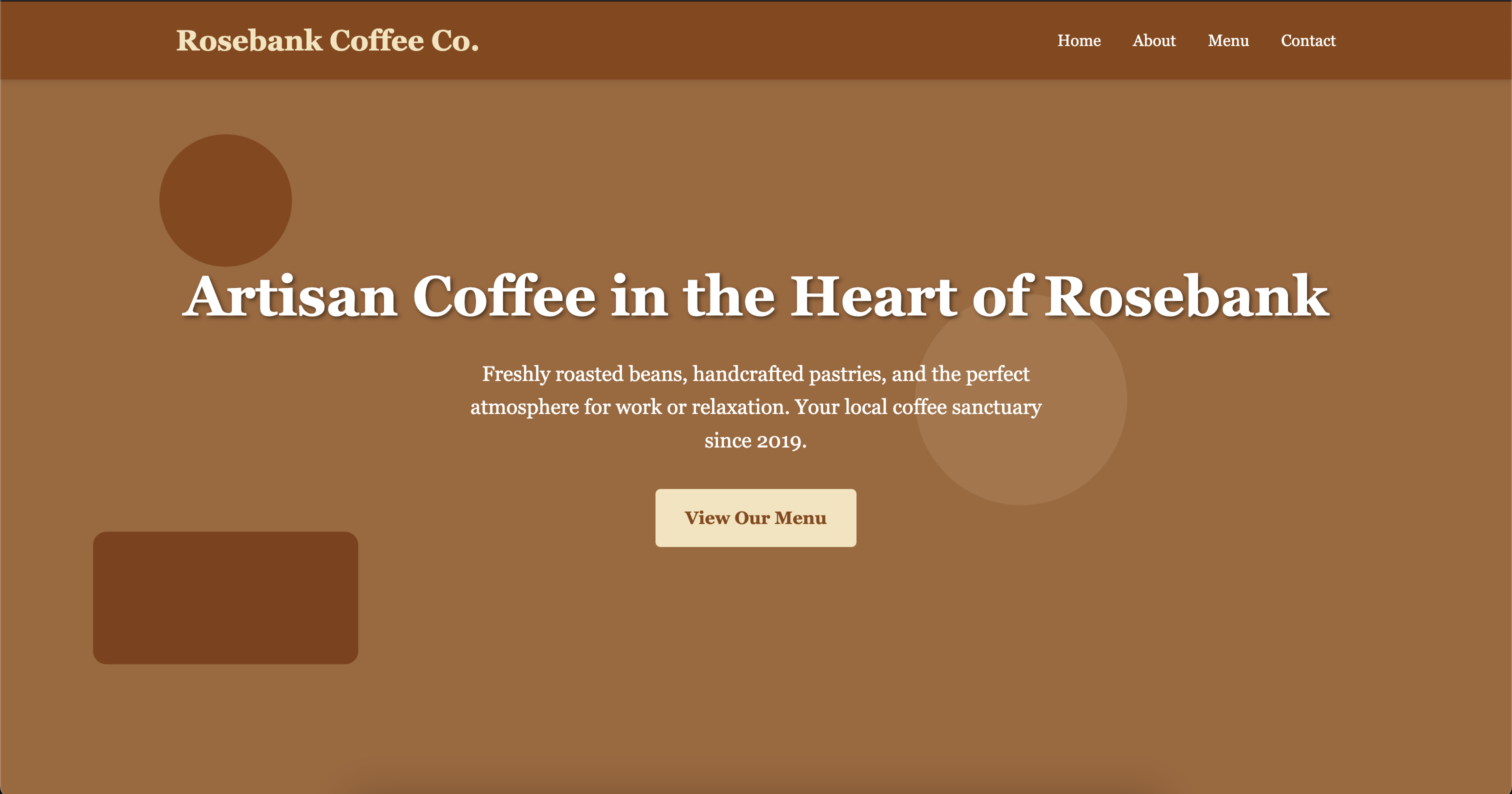 Rosebank Coffee Shop